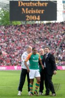 Fussball 1. Bundesliga, Saison 2003/2004: FC Bayern Muenchen - SV Werder Bremen