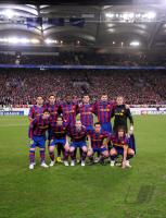 FUSSBALL  International CHL 09/10 : FC Barcelona Teamfoto