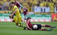 Fussball 1. Bundesliga, Saison 2012/2013: 1. FC Nuernberg - Borussia Dortmund