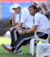 Fussball DFB Pokal:  Trainer Ralph Hasenhuettl  (Unterhaching)