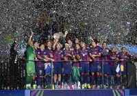 Fussball Champions League Finale 2015: TEAMJUBEL Barca