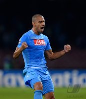 FUSSBALL  CHL  Saison 2013/2014: JUBEL Goekhan Inler (SSC Neapel)