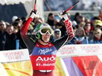 Ski Alpin;  Abfahrt Damen  St. Moritz