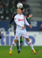 Fussball 1. Bundesliga, Saison 2011/2012:  FC Augsburg - Borussia Moenchengladbach