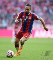 Fussball 1. Bundesliga Saison 14/15: Franck Ribery (FC Bayern Muenchen)