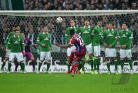 Fussball, 1. Bundesliga  Saison 2014/2015: SV Werder Bremen - FC Bayern Muenchen