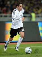 FUSSBALL INTERNATIONALES TESTSPIEL:  Ukraine - Deutschland, TRAESCH am Ball