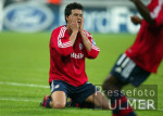 FUSSBALL CHL   FCB  - AC Mailand  Ballack (FCB) enttaeuscht am Boden
