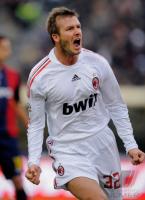FUSSBALL SERIE A:  BECKHAM  (AC Mailand)