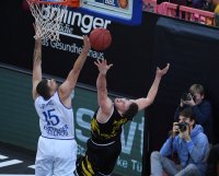 Basketball 1. Bundesliga 17/18 Hauptrunde: Walter Tigers Tuebingen - Oettinger Rockets Gotha/Erfurt