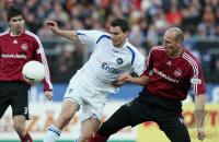 Fussball 1. Bundesliga:  Koller Karlsruher SC  -  1. FC Nuernberg