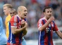 Fussball CHL  Saison 2014/2015: Arjen Robben (FC Bayern Muenchen)