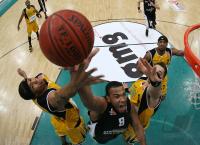 Basketball 1. Bundesliga  07/08  Walter Tigers Tuebingen  -  Science City Jena