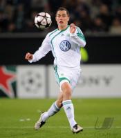 FUSSBALL CHAMPIONS LEAGUE: Wolfsburg, SCHAEFER Einzelaktion