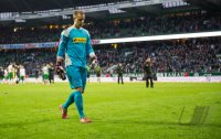 Fussball, 1. Bundesliga  Saison 2013/2014: SV Werder Bremen - Borussia Moenchengladbach