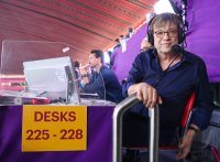 FUSSBALL WM 2022 Halbfinale Frankreich - Marokko: ZDF Fussball Kommentator Bela Rethy