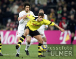 Fussball 1. Bundesliga: Dortmund - Gladbach, Zweikampf