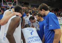 Basketball 1. Bundesliga 2011/2012:  Walter Tigers Tuebingen - Fraport Skyliners Frankfurt