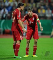 FUSSBALL, DFB Pokal 1. Hauptrunde: Eintracht Braunschweig - Bayern Muenchen