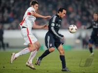 Fussball DFB Pokal  Achtelfinale 08/09   VfB Stuttgart - Bayern Muenchen