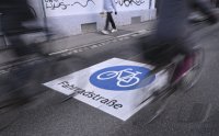 Fahrradstrasse in Tuebingen