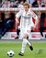 Fussball 1. Bundesliga: Leverkusen, KIESSLING Einzelaktion am Ball