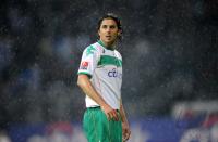 FUSSBALL 1. BUNDESLIGA: Bremen, PIZARRO