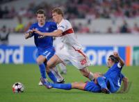 FUSSBALL  International CHL 09/10  VfB Stuttgart - Glasgow Rangers