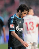 Fussball 1. Bundesliga  Saison 2010/2011:  Raul (FC Schalke 04)