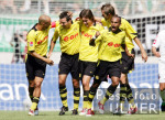 Fussball 1. Bundesliga: Moenchengladbach- Dortmund, JUBEL BVB