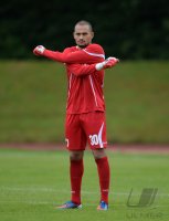 FUSSBALL 1. Bundesliga 2013/2014: Torwart Mohamed Amsif (FC Augsburg)