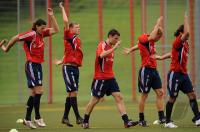 Fussball 1. Bundesliga: Training beim FC Bayern Muenchen