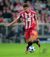 Fussball Champions League  Saison 2010/2011: Mario Gomez (FC Bayern Muenchen)