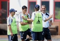 Fussball 1. Bundesliga  TRAINERTEAM FC Bayern Muenchen