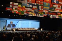 FUSSBALL 62. FIFA  Kongress in Budapest 2012: FIFA Praesident Joseph S. Blatter (Schweiz)