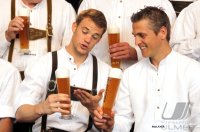 1. Fussball Bundesliga :  Torwart Manuel Neuer , Torwart Hans Joerg Butt (v. li., FC Bayern Muenchen)