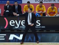 Basketball 1. Bundesliga 14/15 Hauptrunde:  Walter Tigers Tuebingen - FRAPORT SKYLINERS
