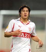FUSSBALL  UEFA Europa League  10/11:  Shinji Okazaki (VfB Stuttgart)