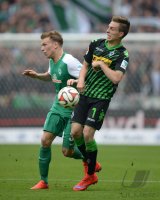 Fussball, 1. Bundesliga  Saison 2014/2015: SV Werder Bremen - Borussia Moenchengladbach