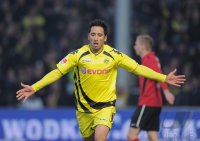 Fussball 1. Bundesliga  Saison 2010/2011:  SC Freiburg - Borussia Dortmund