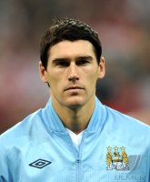 Fussball CHL  Saison 2011/2012:  Gareth Barry (Manchester City)