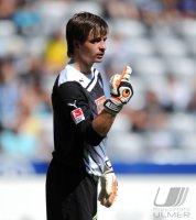 2. Fussball Bundesliga: Torwart Martin Maennel (FC Erzgebirge Aue)