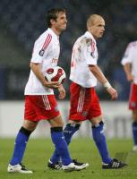 Fussball UEEA CUP: Hamburg, VAN DER VAART und JAROLIM