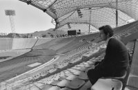 Fussball Beckenbauer (FC Bayern) im Olympiastadion