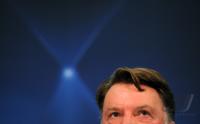 FUSSBALL International CHL 09/10: Trainer Louis van Gaal (FCB)