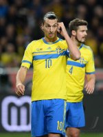 Fussball WM Qualifikation 2014 Playoff: Enttaeuschung Zlatan Ibrahimovic (Schweden)