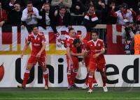 FUSSBALL  International CHL 09/10 : FC Bayern  Muenchen  - Manu