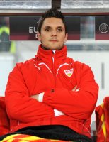 FUSSBALL  UEFA Europa League  10/11:  Auf der Ersatzbank Torwart Sven Ulreich (VfB Stuttgart)