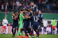 Fussball  DFB Pokal  2. Runde  Saison 17/18: RB Leipzig - FC Bayern Muenchen