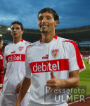 FUSSBALL 1. Bundesliga JUBEL Dreifacher VfB Torschuetze;  Kuranyi